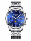 <tc>Reloj de Pulsera  Reilly azul plata</tc>