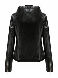 <tc>Chaqueta Imitacion de Cuero  Kizzie negro</tc>