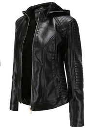 <tc>Chaqueta Imitacion de Cuero  Kizzie negro</tc>