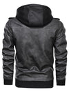 CHAQUETA DE PIEL COBIE negro