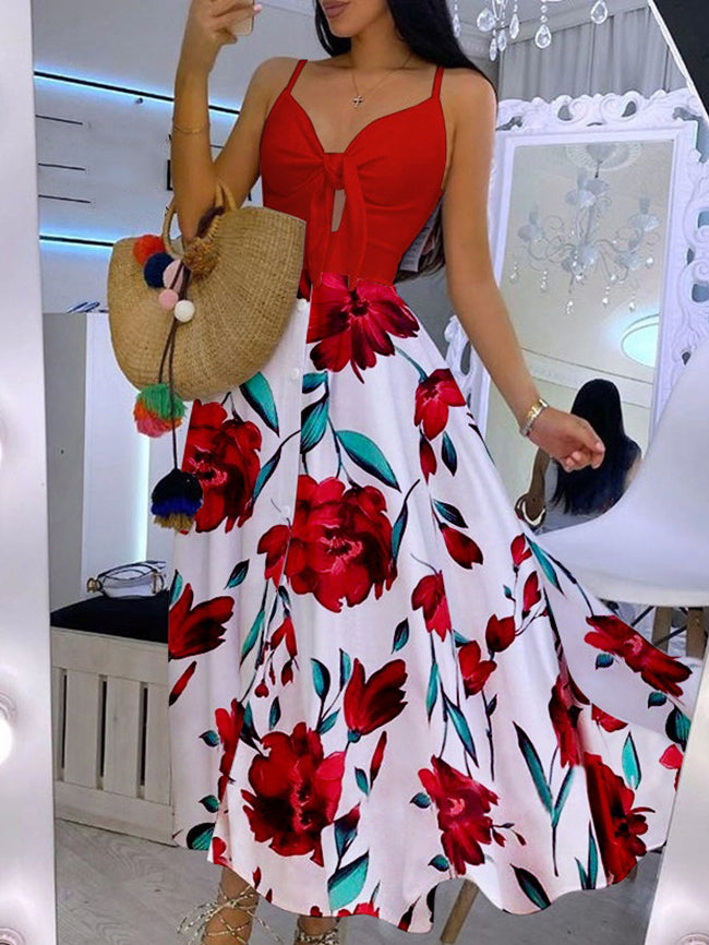 VESTIDO ELEGANTE AVALINE rojo