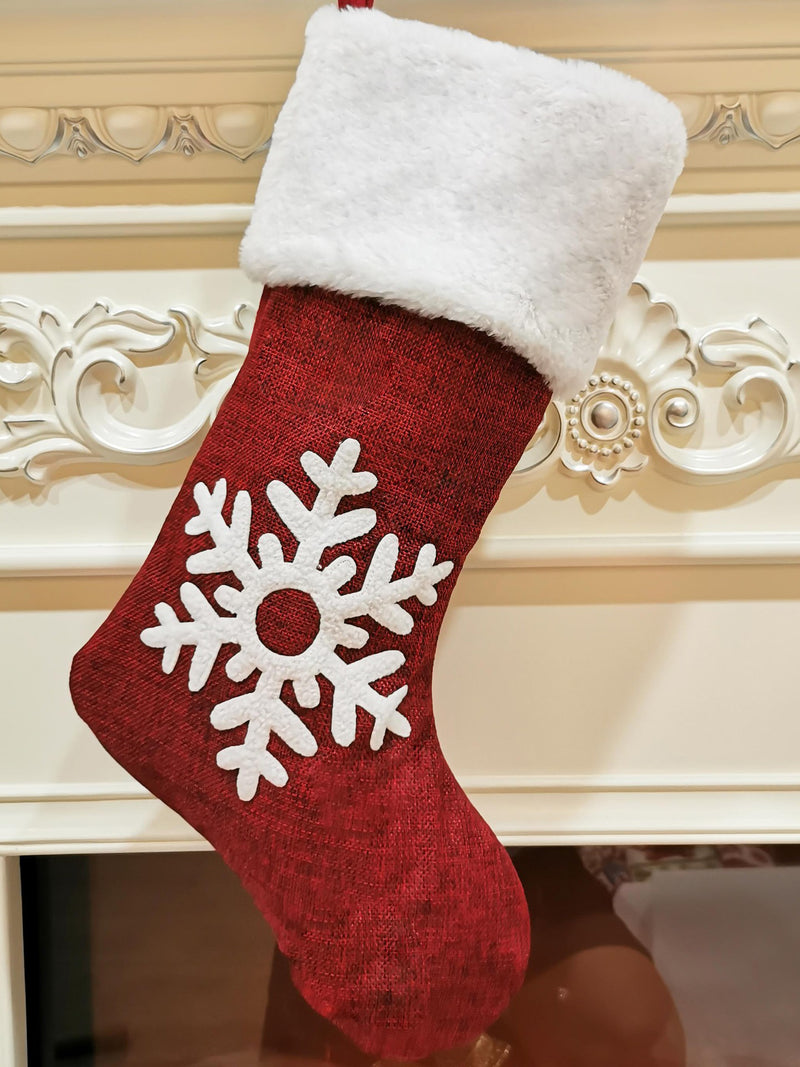 Decoración bolsa regalo navidad "calcetines" MARRY rojo 2