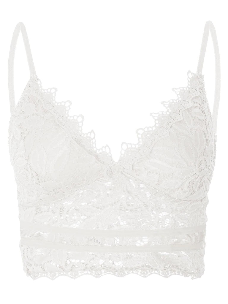 BRALETTE DE ENCAJE BETHANIA blanco