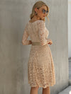VESTIDO ELEGANTE JOI beige