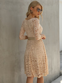 VESTIDO ELEGANTE JOI beige