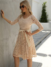 VESTIDO ELEGANTE JOI beige