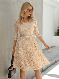 VESTIDO ELEGANTE JOI beige