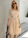 VESTIDO ELEGANTE JOI beige