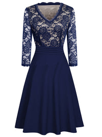 VESTIDO ELEGANTE JUSTAH azul