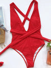 MONOKINI CARNELA rojo