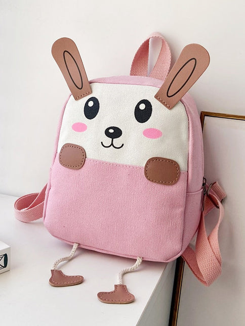 MOCHILA INFANTIL CIARRA CON CONEJITO rosa