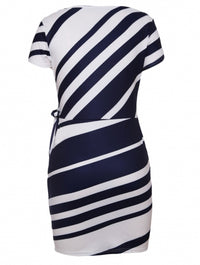 <tc>Vestido Ebonie blanco y azul</tc>