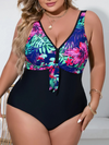 Monokini Maryza Negra y Multicolor