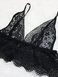 <tc>Conjunto de Encaje Interior Isobel negro</tc>