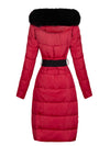 CHAQUETA LARGA DE INVIERNO KARLIE rojo