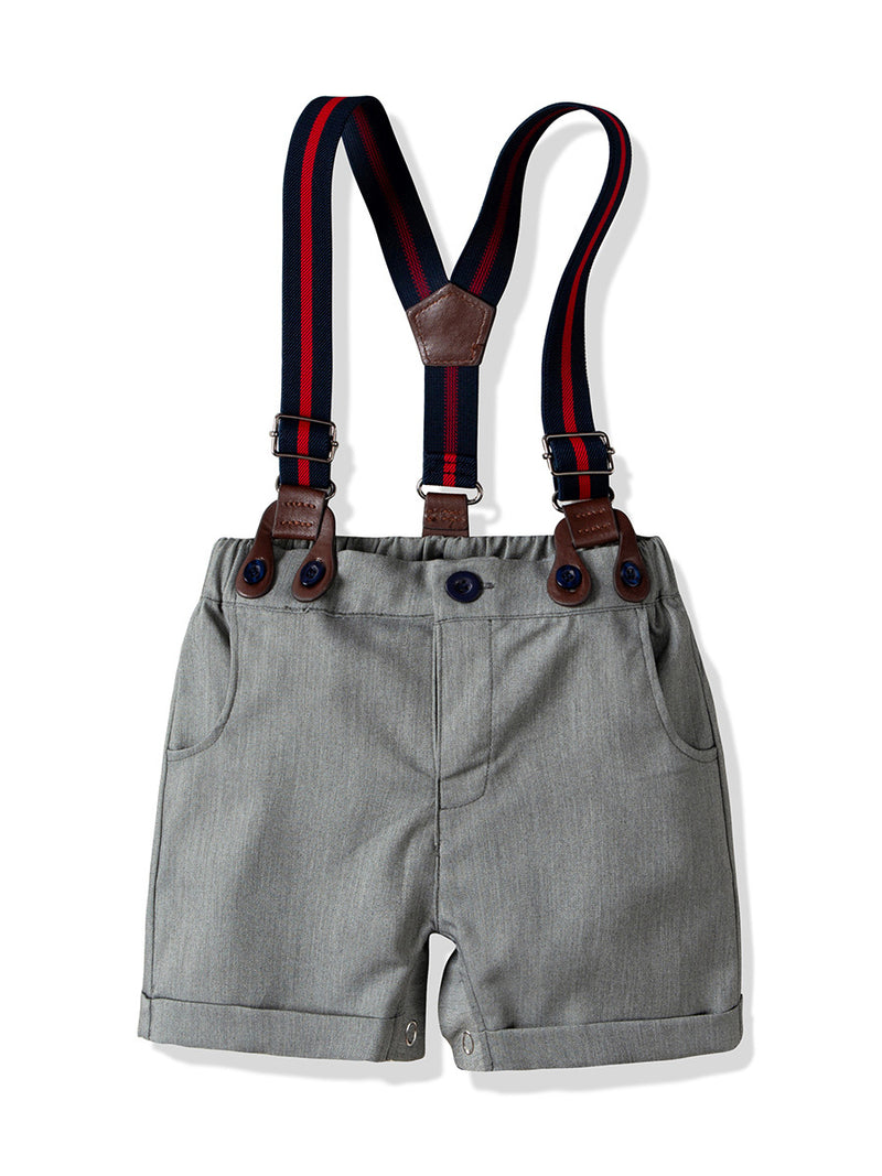 CONJUNTO BEBE NIÑO DEAGO gris