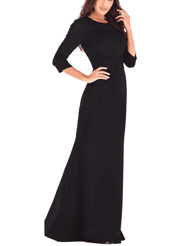 <tc>Vestido Elegante Rosina negro</tc>