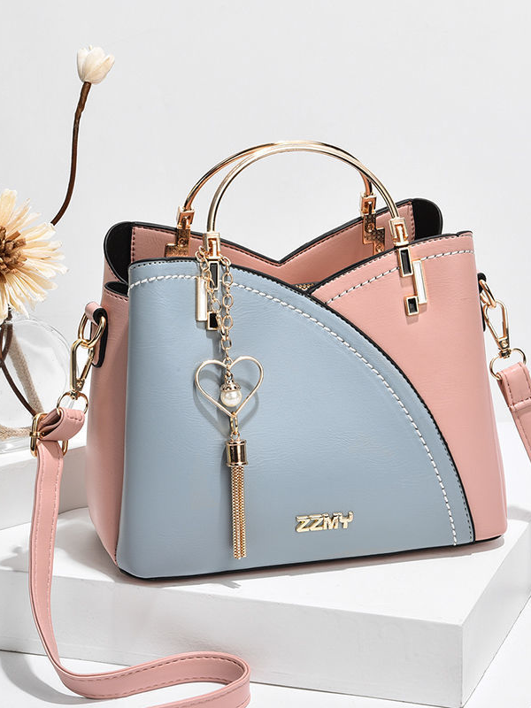 BOLSO EULENE azul y rosa