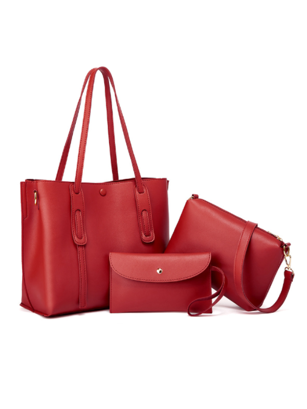 SET 3 BOLSAS NELLWEN rojo