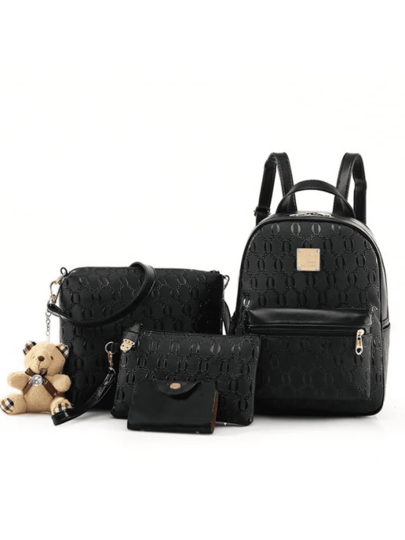 SET 4 BOLSAS DISA negro