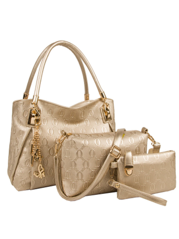 SET 3 BOLSAS EVIANNA oro