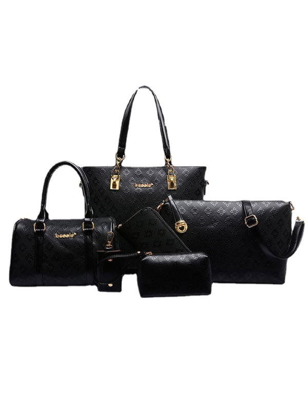 SET DE 6 BOLSAS EYLIN negro