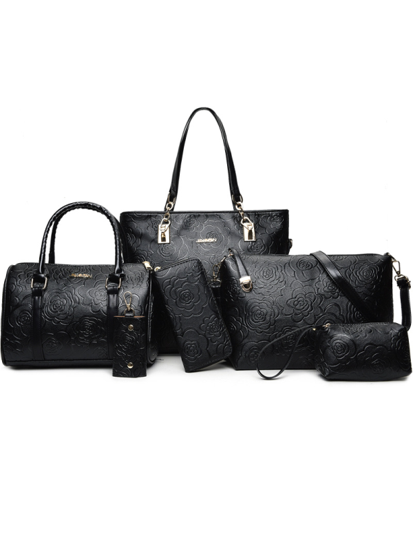 SET DE BOLSAS DE 6 PIEZAS KYNADEE negro