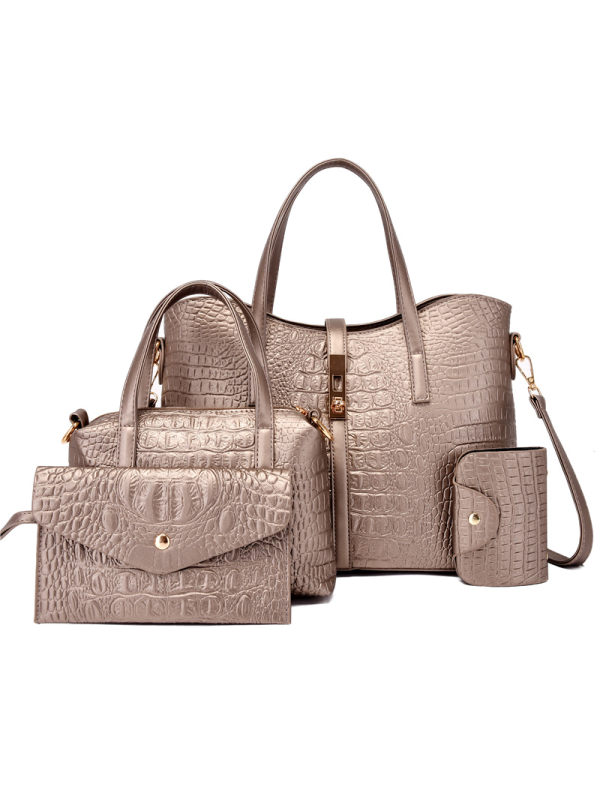 SET DE BOLSAS 4 PIEZAS EVETT beige