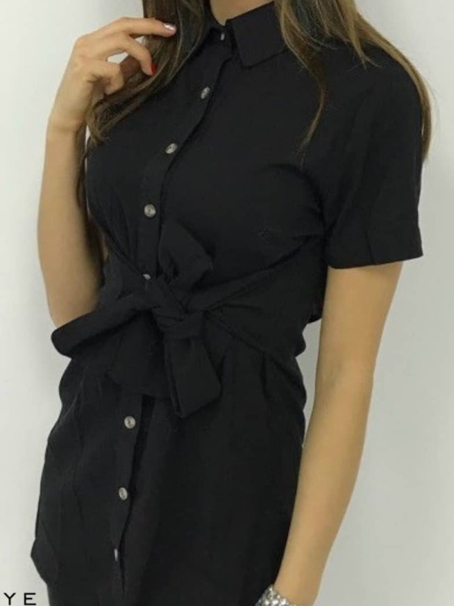 BLUSA CINTURÓN JESSICA negro