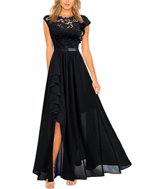 VESTIDO ELEGANTE VONETTA negro