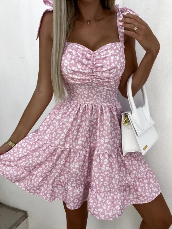 VESTIDO VERANO GENOVERA rosa