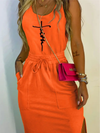 VESTIDO VERANO ADRIEANNA naranja