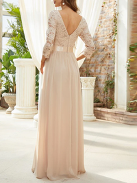 VESTIDO ELEGANTE TINNI beige