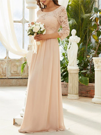 VESTIDO ELEGANTE TINNI beige