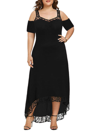 VESTIDO ELEGANTE KILIA negro