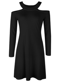 VESTIDO ELEGANTE PELIE negro