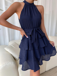 VESTIDO ELEGANTE KELLEN azul