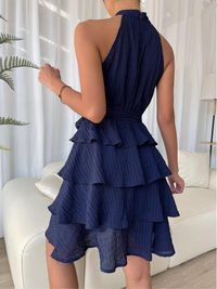 VESTIDO ELEGANTE KELLEN azul