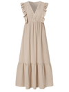 VESTIDO ELEGANTE CARLEIN beige