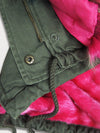 CHAQUETA PARKA HENRIANT caqui con pelo de colores