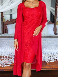 <tc>Vestido Elegante Stockard rojo</tc>