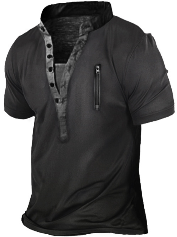 CAMISETA HOMBRE NORVIN negra