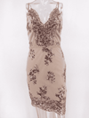 MINI VESTIDO ELEGANTE NATELEA beige