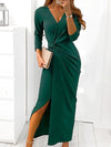 VESTIDO ELEGANTE THAIS verde