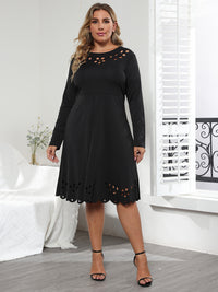 VESTIDO ELEGANTE MALINI negro