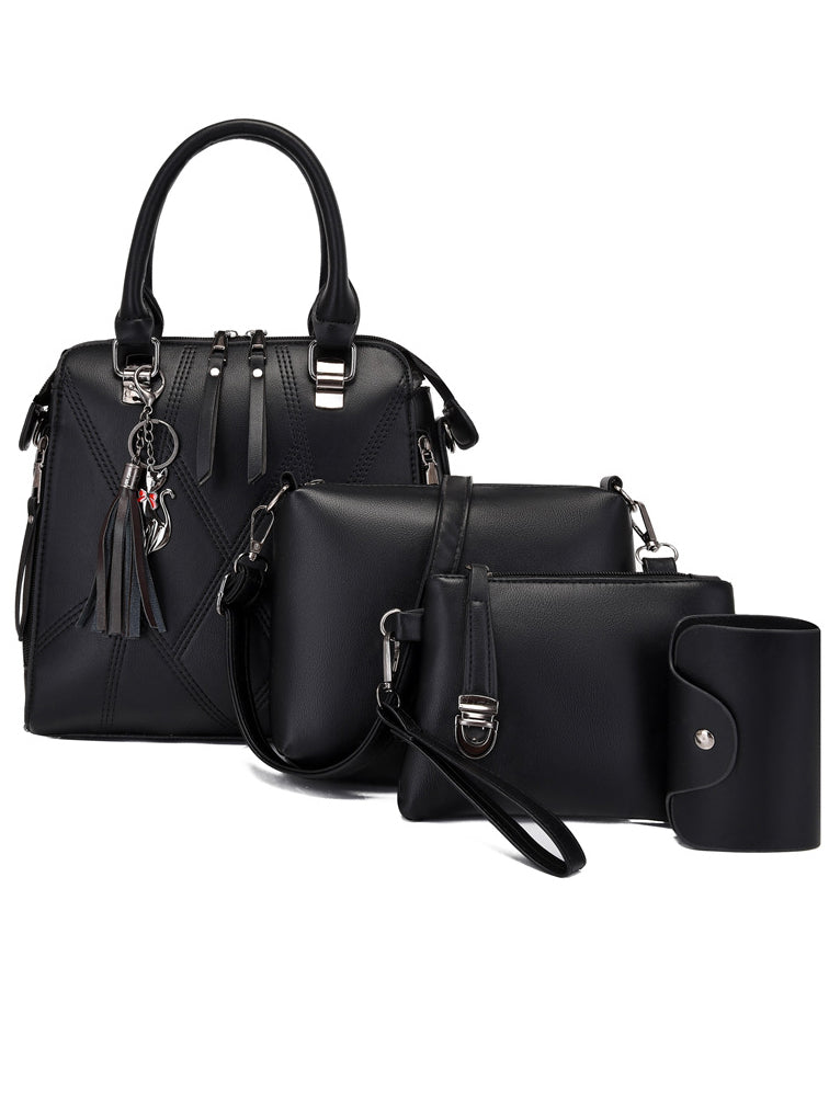 SET 4 BOLSAS KRISTY negro