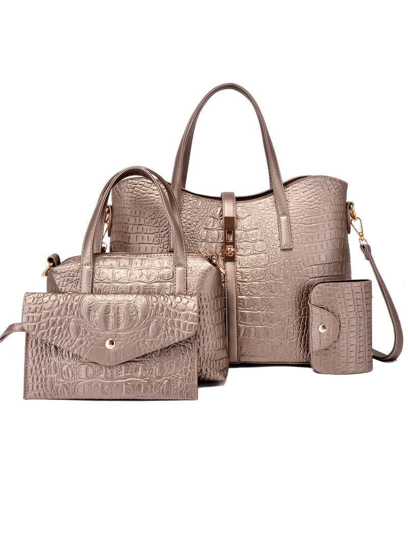 SET 4 BOLSAS MARCI champagne