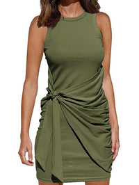 VESTIDO MINI MAKAILA verde militar