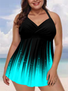 TANKINI EDITTA negro y azul