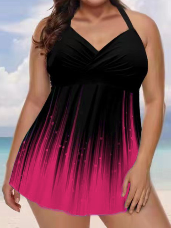 TANKINI DALYAN rosa y negro